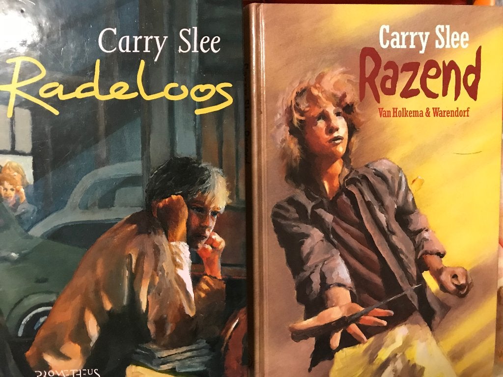 T.K. 25 Boeken en 4 DVD' s van Carry Slee zie actuele lijst, Ophalen of Verzenden, Gelezen, Carry Slee, Fictie