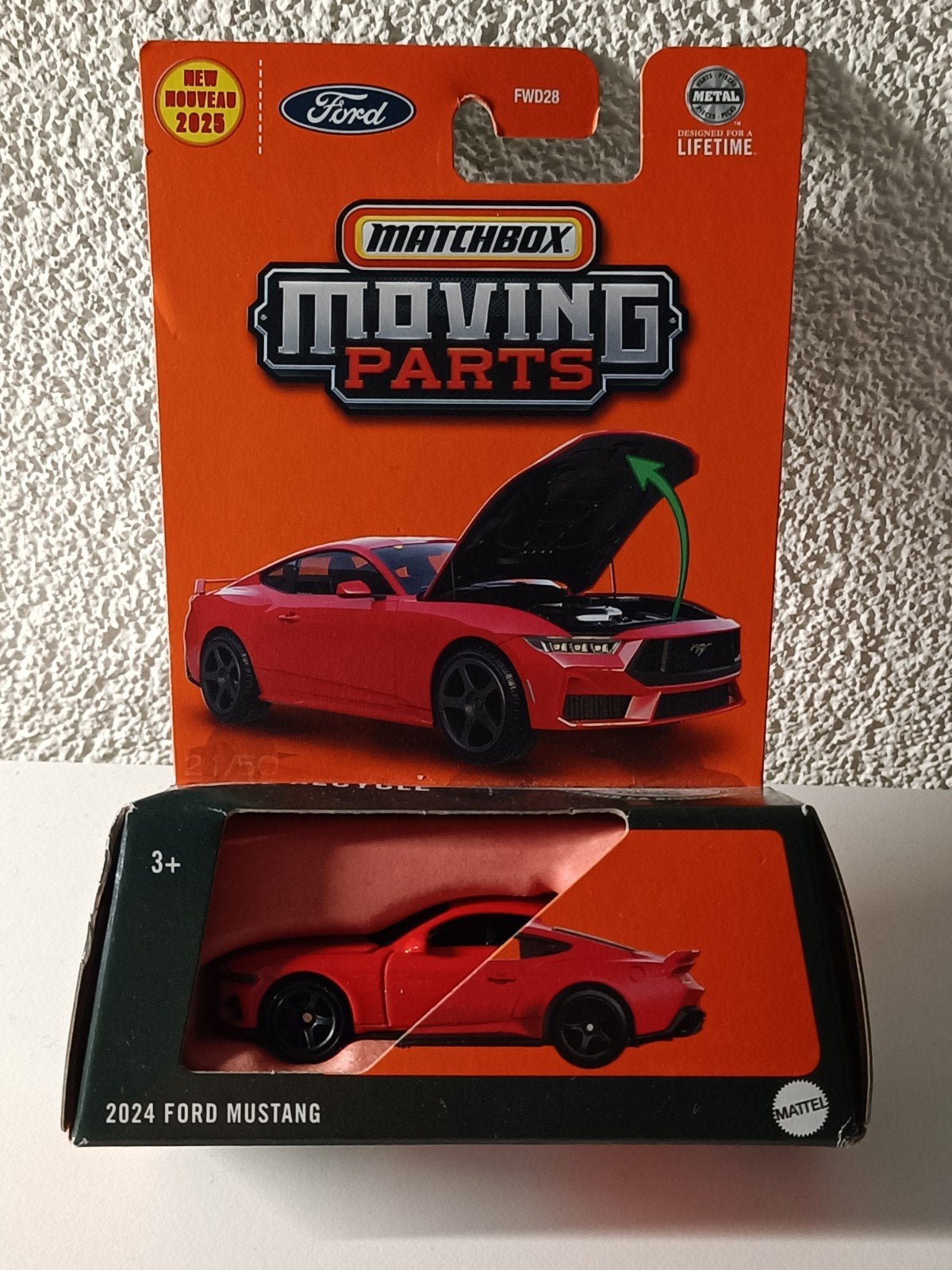 Matchbox Moving Parts 2024 Ford Mustang (Nieuw), Ophalen of Verzenden, Nieuw, Auto