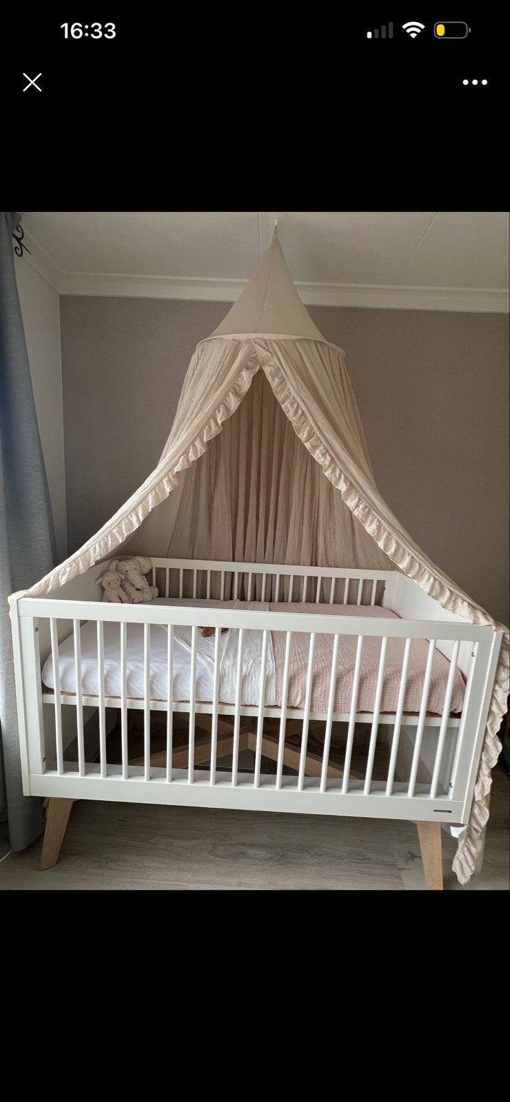 Kidsmill Sixties complete babykamer ledikant,kast en commode, Ophalen, Zo goed als nieuw, Jongetje of Meisje