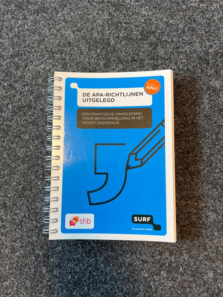 De APA-richtlijnen uitgelegd - APA 7, Ophalen of Verzenden, Gamma, Nieuw, WO