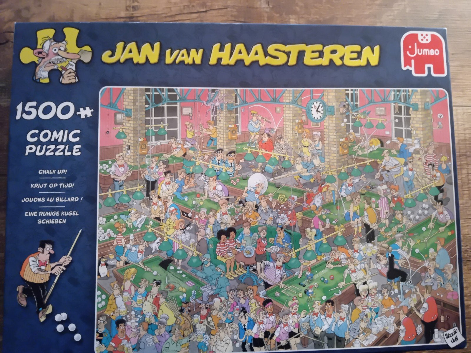 JvHaasteren Krijt op tijd 1500 stukjes compleet, Ophalen of Verzenden, 500 t/m 1500 stukjes, Zo goed als nieuw