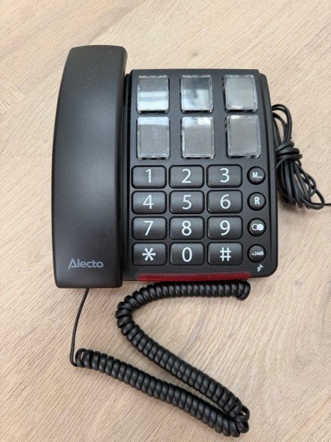 Alecto CW30 seniorentelefoon met 6 fototoetsen, Ophalen of Verzenden, Zo goed als nieuw, 1 handset
