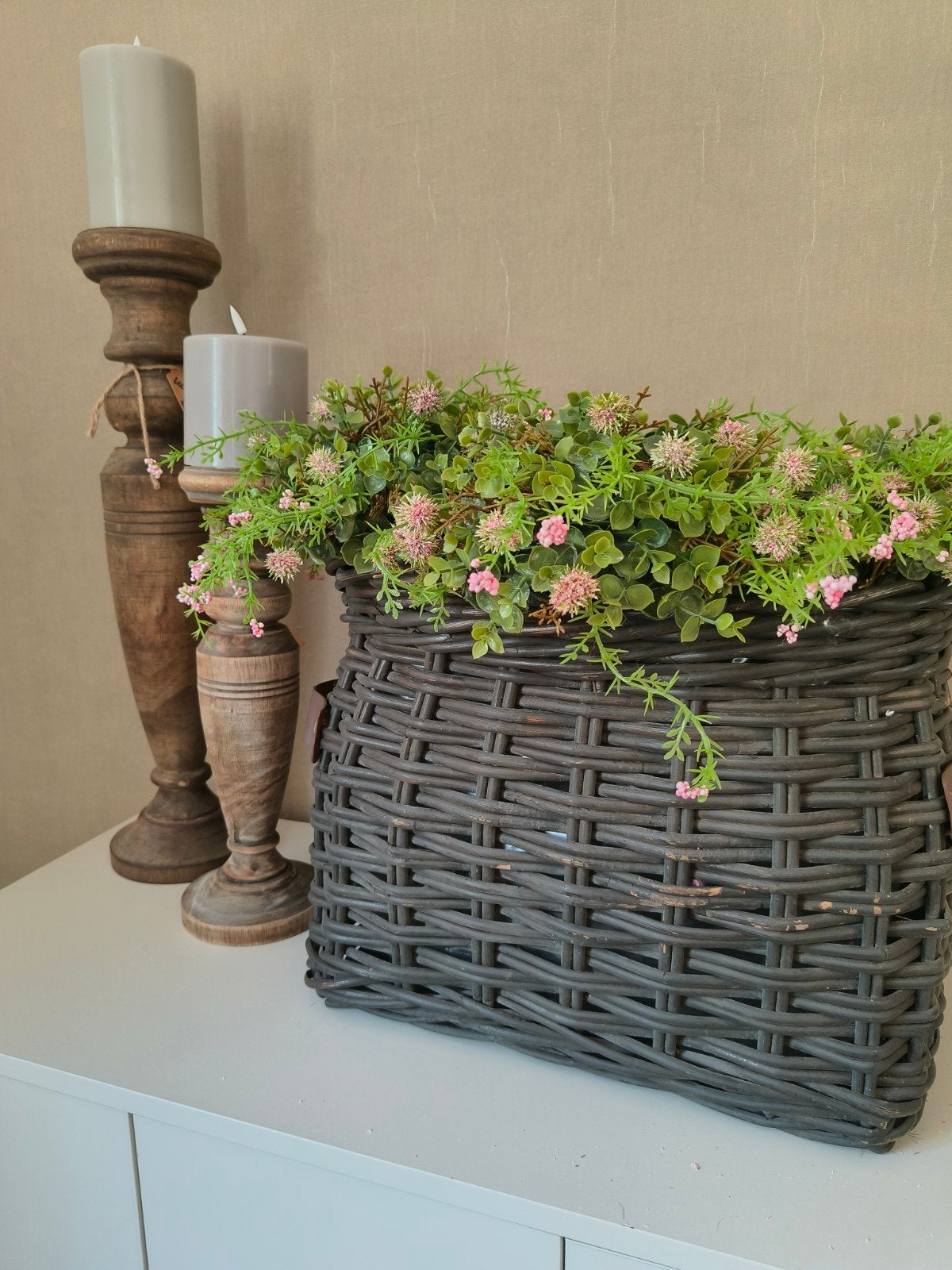 rotan vensterbank mand, Gevlochten, Mand, Nieuw, Ophalen of Verzenden