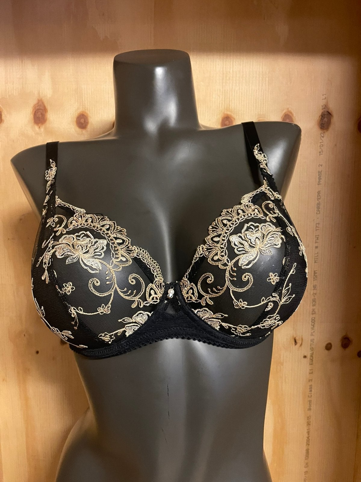 Lise charmel bh 75d model deesse en glam, Verzenden, Zwart, BH