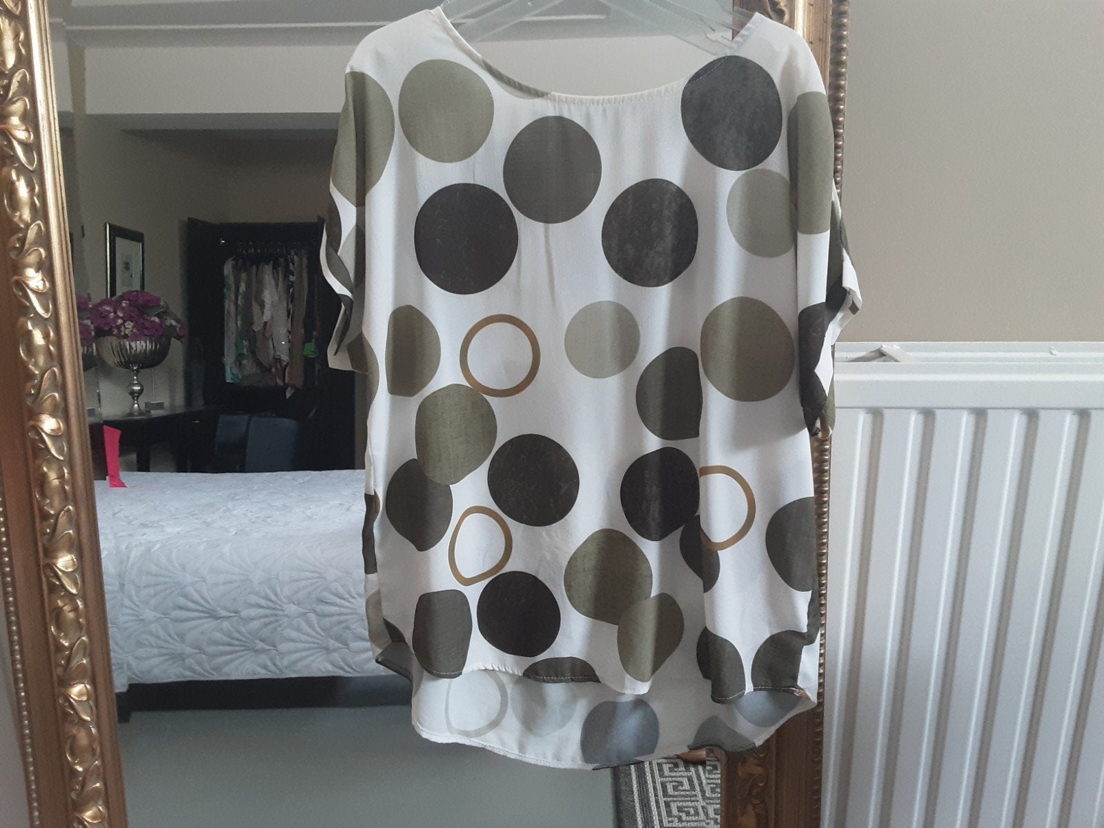 Mooi luchtig bloesje, Ophalen of Verzenden, Zo goed als nieuw, Maat 38/40 (M), Groen