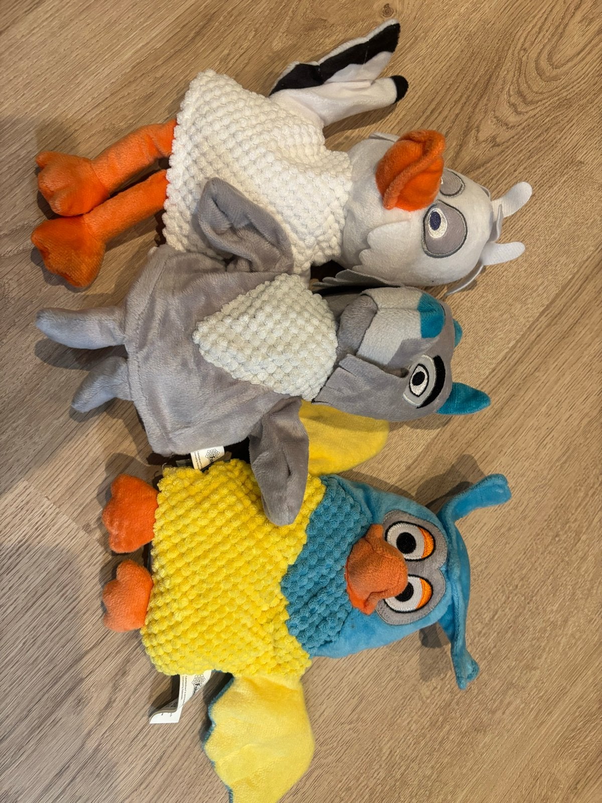 Fabeltjeskrant handpoppen: Meneer de Uil, Bor de Wolf, Juffr, Ophalen, Gebruikt, Overige karakters, Overige typen