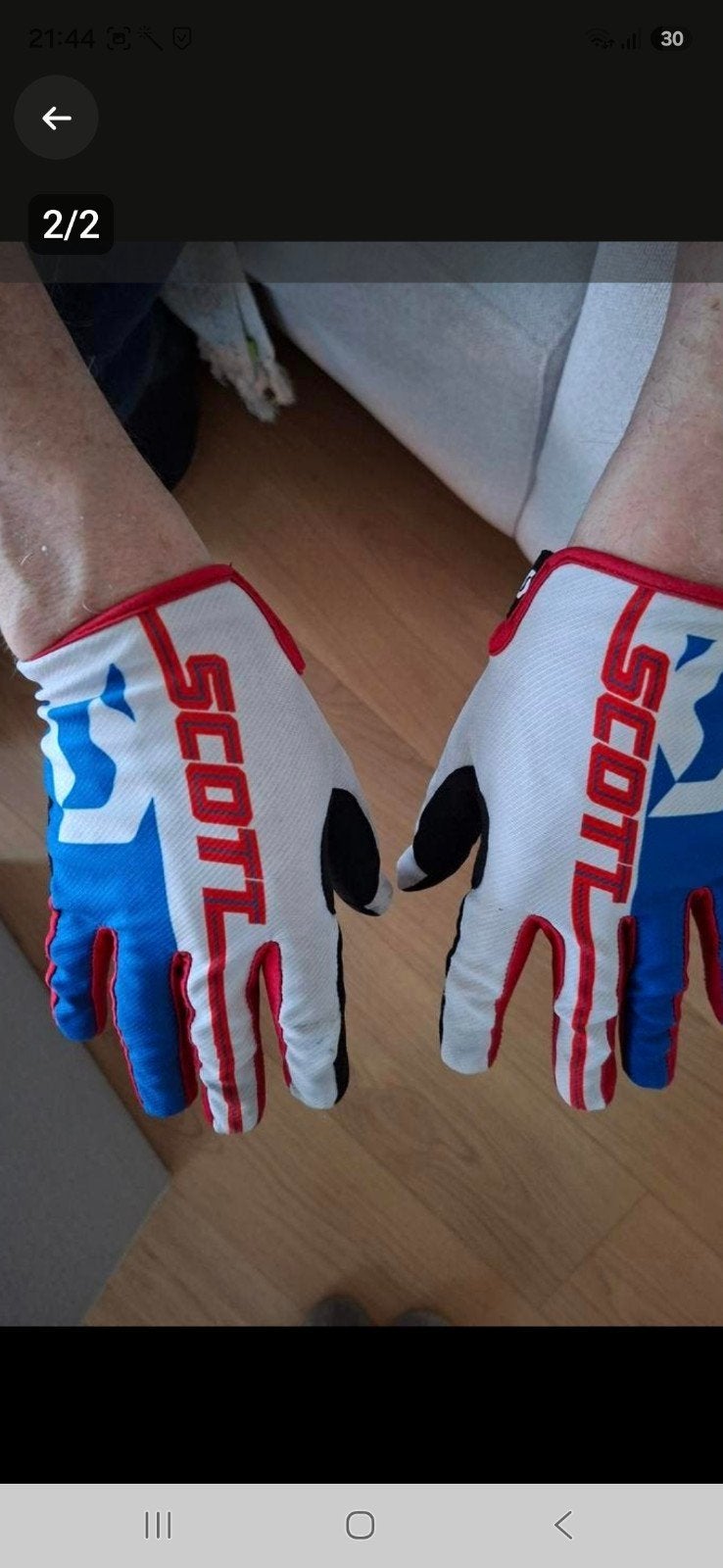 Scott motorcross handschoenen maat M, Motoren, Kleding | Motorkleding, Dames, Ophalen of Verzenden, Scott, Handschoenen