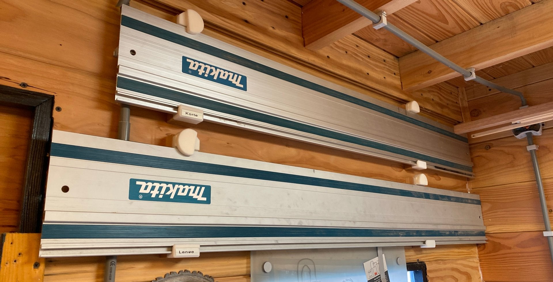 makita zaagslede zaaggeleider opbergsysteem incl 2 beugels, Cirkelzaag, 70 mm of meer, Nieuw, Ophalen of Verzenden