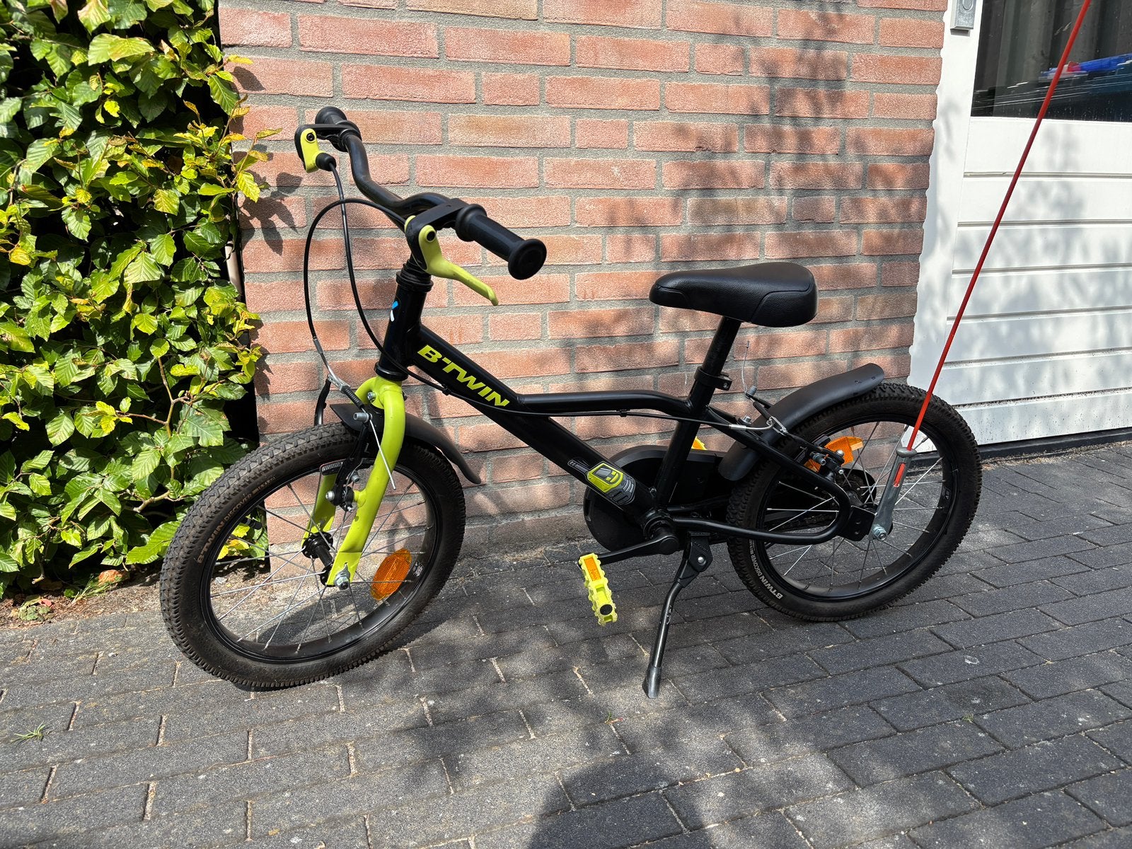 B’twin kinderfiets, Fietsen en Brommers, Fietsen | Kinderfietsjes, Ophalen, Zo goed als nieuw, 16 tot 20 inch, B'Twin
