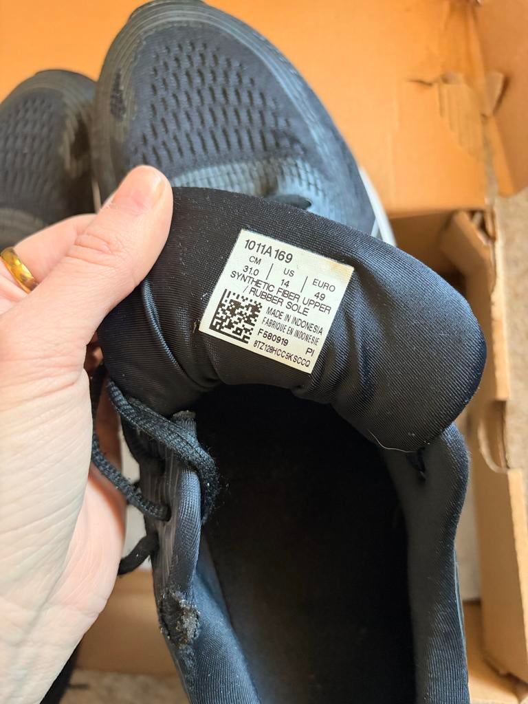 ASICS Gel-Nimbus 21 hardloopschoenen heren - Maat 49, Ophalen of Verzenden, Gedragen, Zwart, Sportschoenen