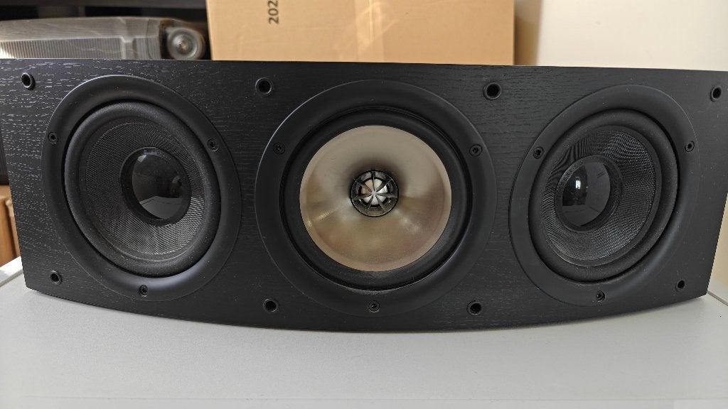 KEF iQ60c 3-weg center speaker, 120 tot 150 watt, Center speaker, Ophalen, Overige merken