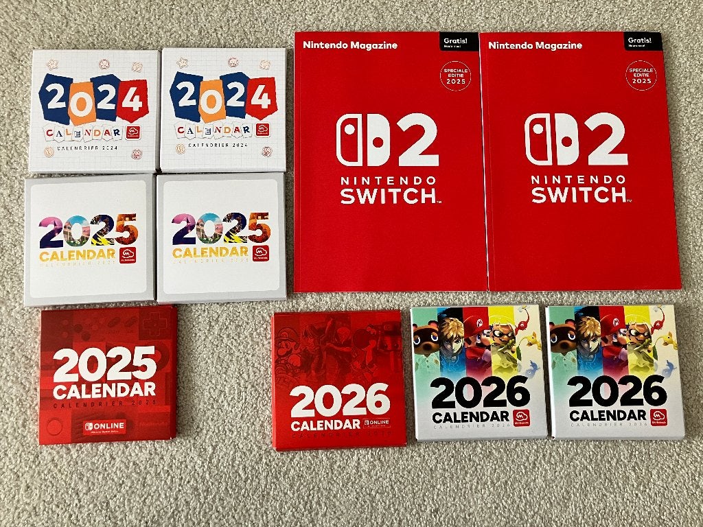 Club Nintendo Promo boek + Kalender 2024, 2025, 2026 NIEUW!, Diversen, Kalenders, Ophalen of Verzenden, Maandkalender, Nieuw