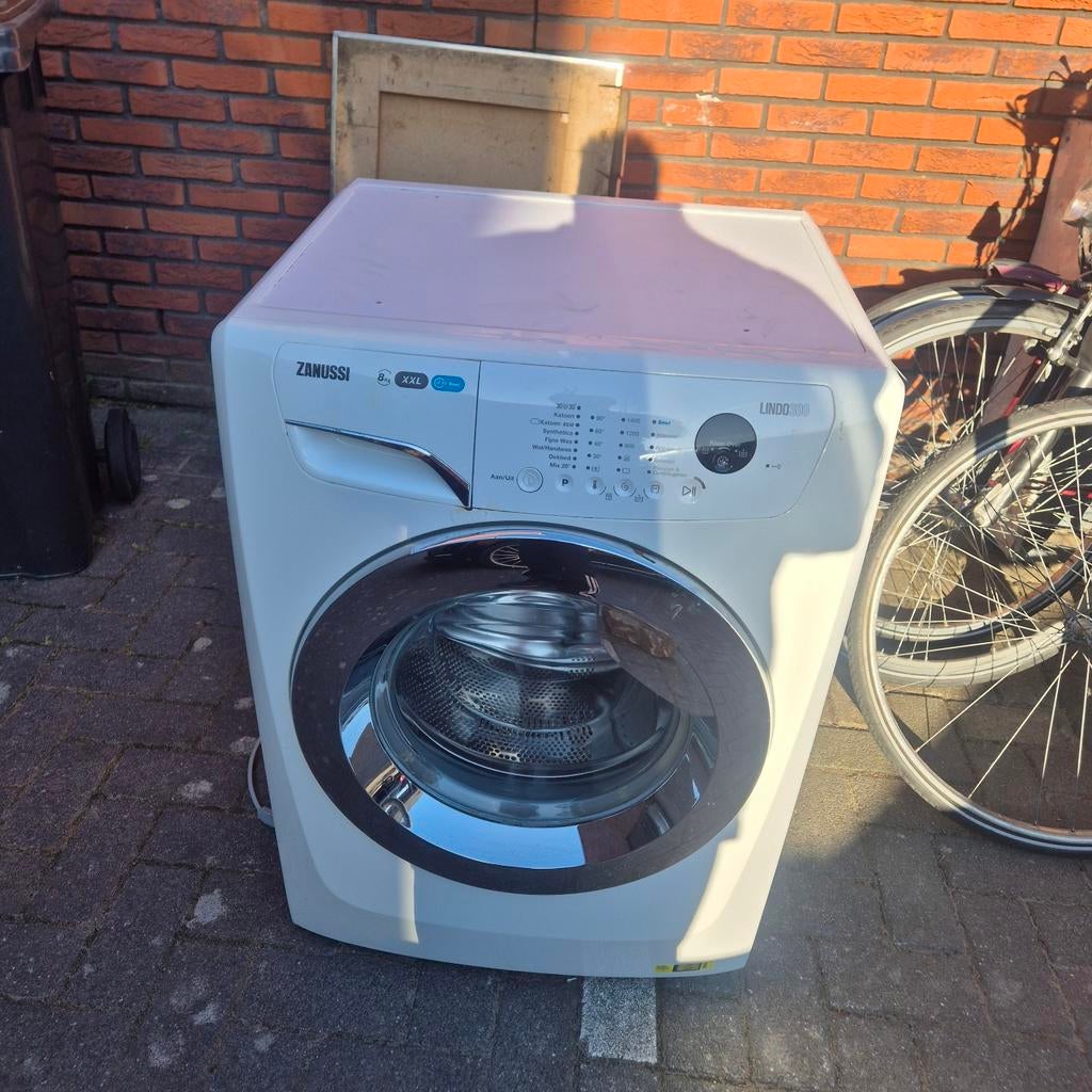 Zanussi wasmachine, Witgoed en Apparatuur, Wasmachines, Ophalen, Gebruikt, 1200 tot 1600 toeren, 85 tot 90 cm