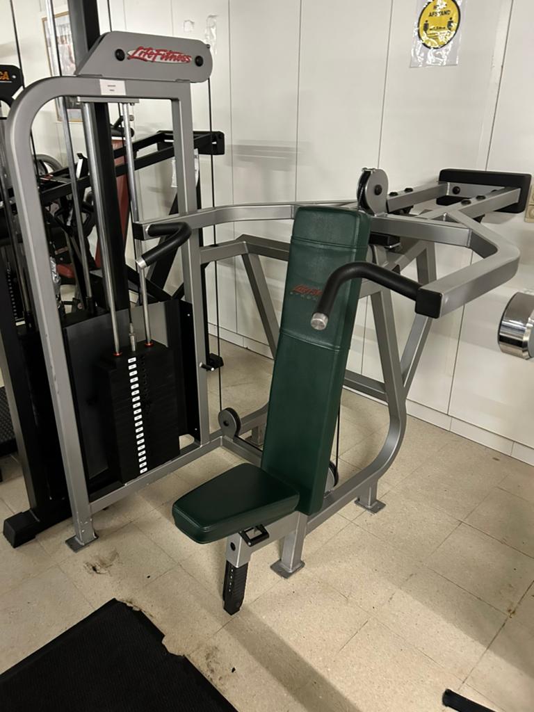 LIFE FITNESS SHOULDER PRESS, Ophalen of Verzenden, Zo goed als nieuw, Overige typen