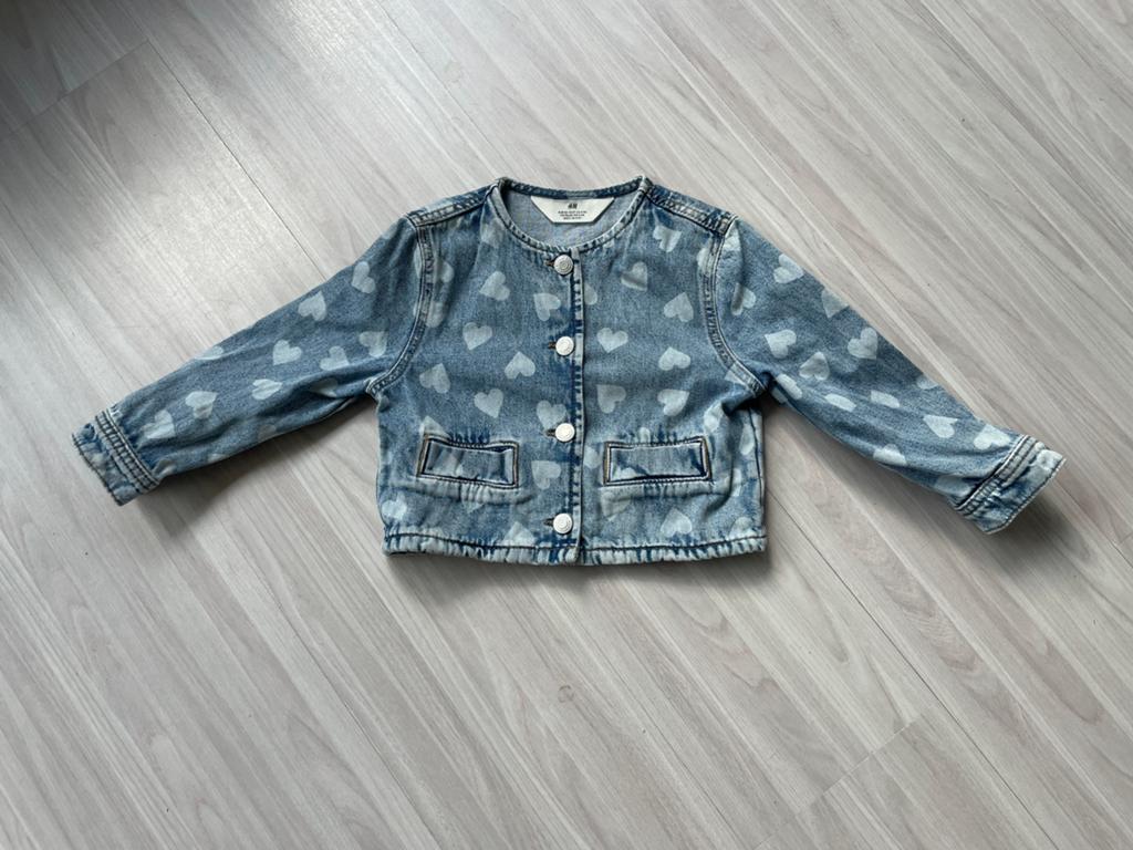Jasje H&M mt 110, Kinderen en Baby's, Kinderkleding | Maat 110, Ophalen of Verzenden, Zo goed als nieuw, Meisje, Jas