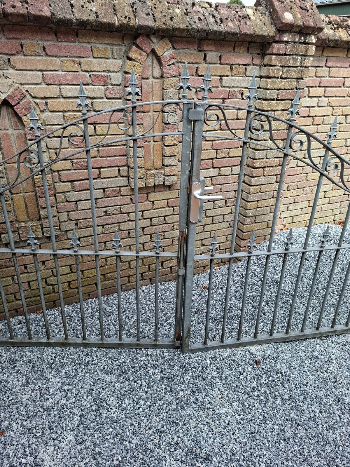 gegalvaniseerd sierpoort, Ophalen, Met poort, Gebruikt, Sierhekwerk