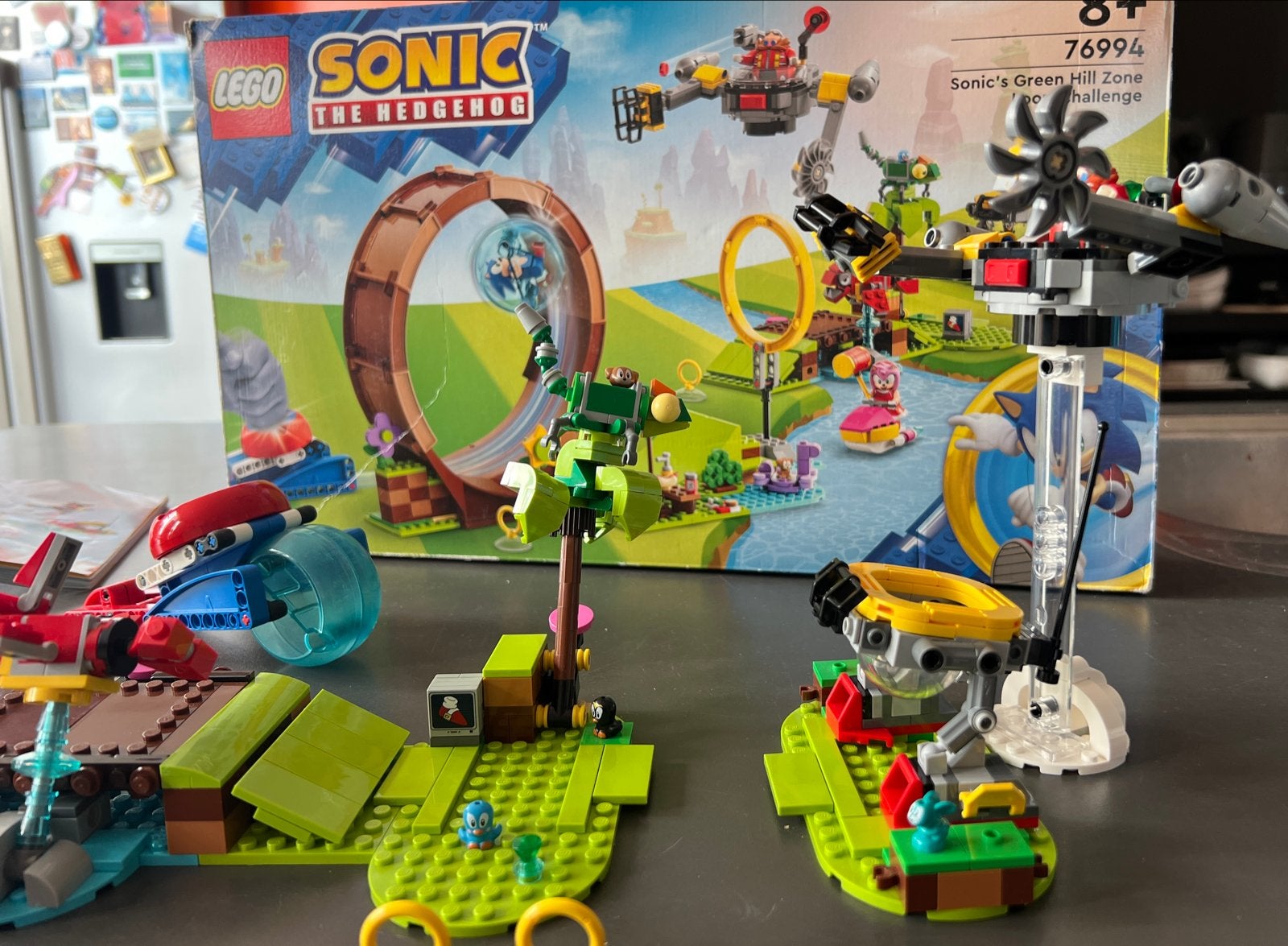 LEGO Sonic the Hedgehog 76994 - Green Hill Zone Challenge, Ophalen of Verzenden, Gebruikt