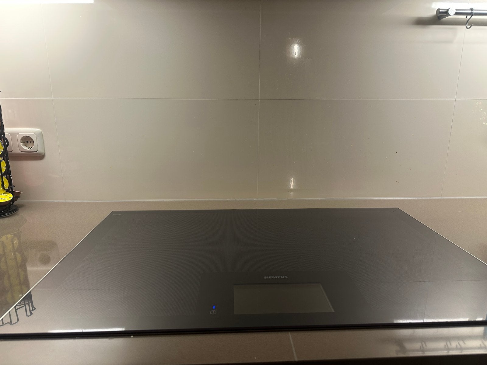 Siemens (Gaggenau) full surface inductie kookplaat EH875KU11, Ophalen, 4 kookzones, Zo goed als nieuw, Inbouw
