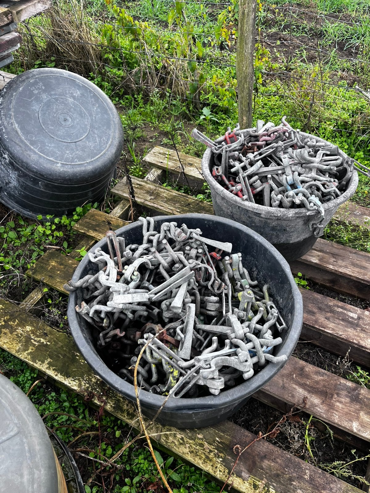 Koppelingen, Ophalen, Gebruikt, IJzer