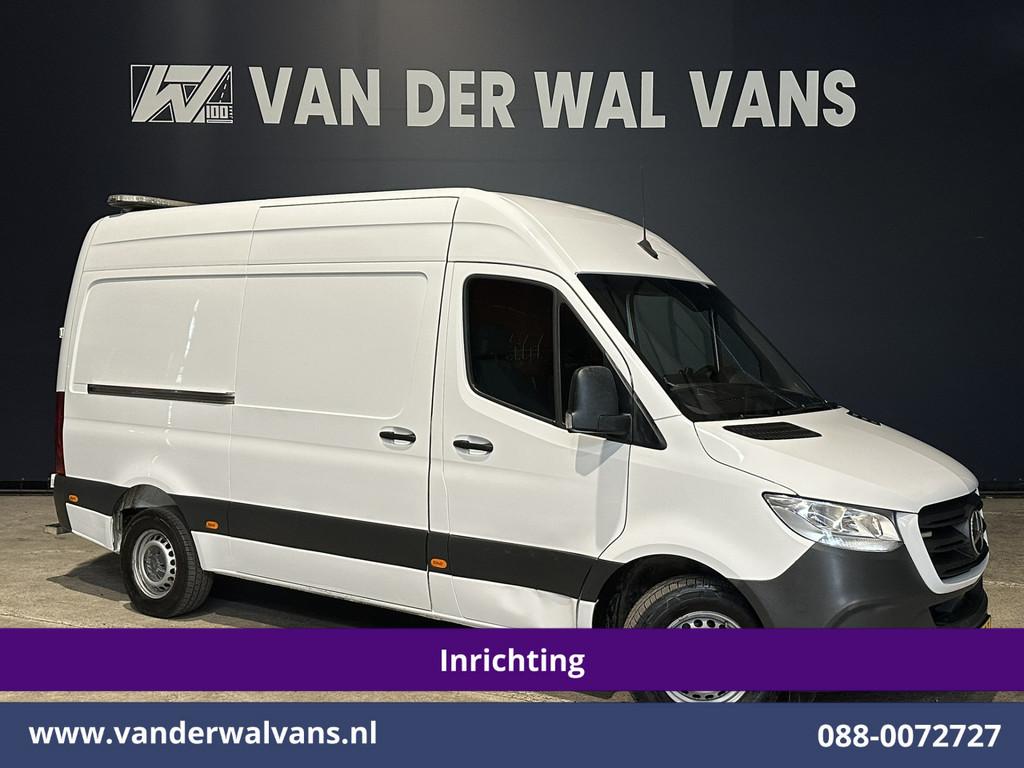 Mercedes-Benz Sprinter 316 CDI 164pk L2H2 Inrichting Euro6 A, Auto's, Gebruikt, 4 cilinders, 2108 kg, Wit