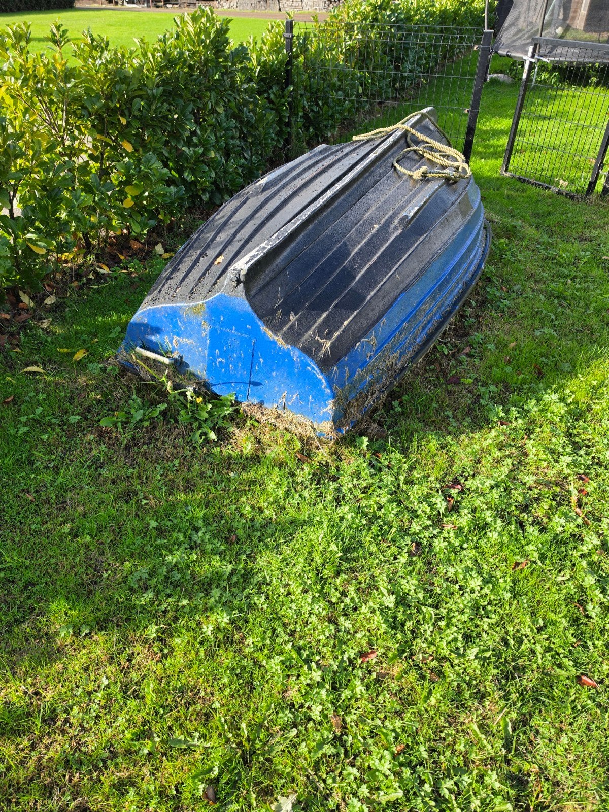 roeiboot met elektromoter, Ophalen, Gebruikt
