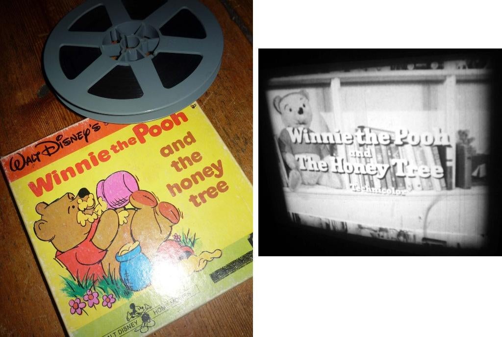 8mm film Walt Disney Winnie the Pooh - Honeytree - zw/w -, Audio, Tv en Foto, Filmrollen, 8mm film, Ophalen of Verzenden