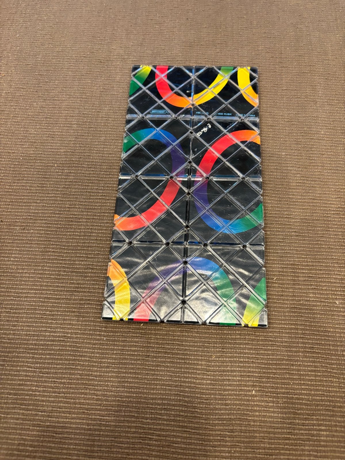 Vintage Rubik's Snake Puzzel 1986 - Zeldzaam, Ophalen of Verzenden, Gebruikt