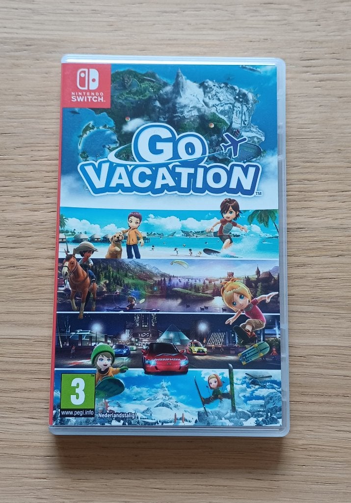 Nintendo: Go Vacation, Spelcomputers en Games, Spelcomputers | Nintendo Switch, Zo goed als nieuw, Switch Original, Met 3 controllers of meer
