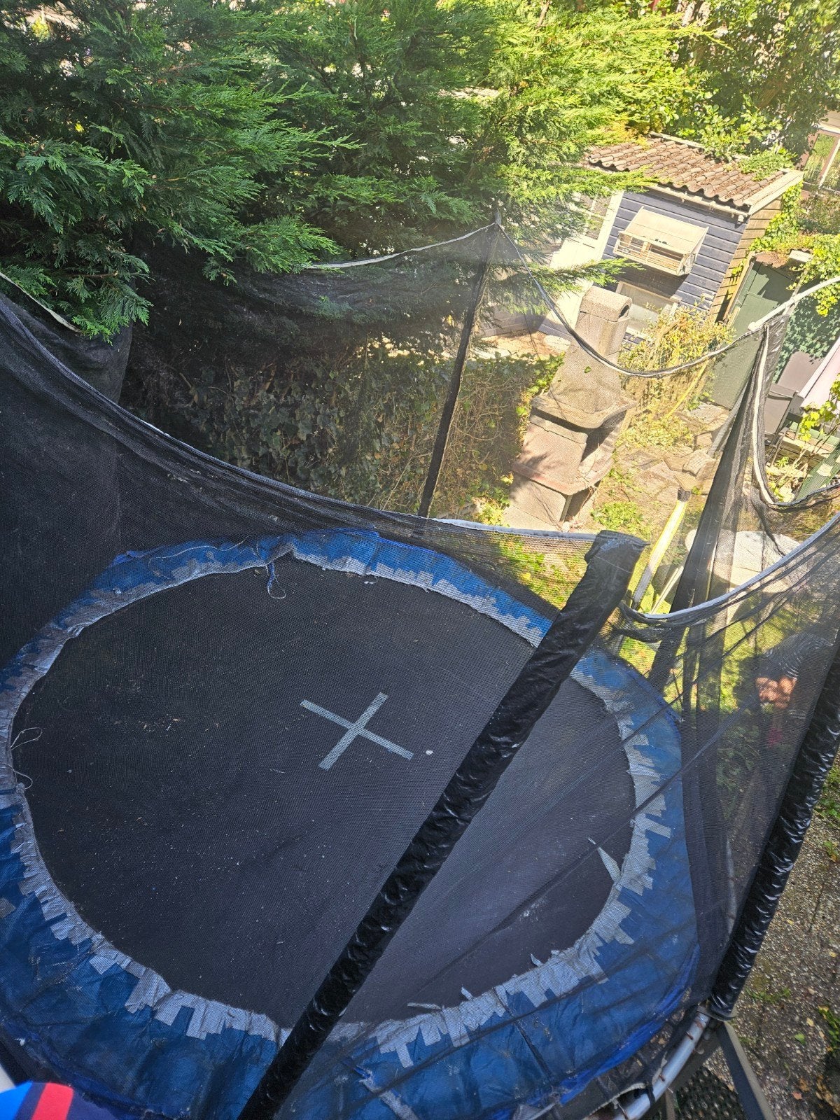 Gebruikte trampoline met veiligheidsnet, Ophalen of Verzenden, Gebruikt
