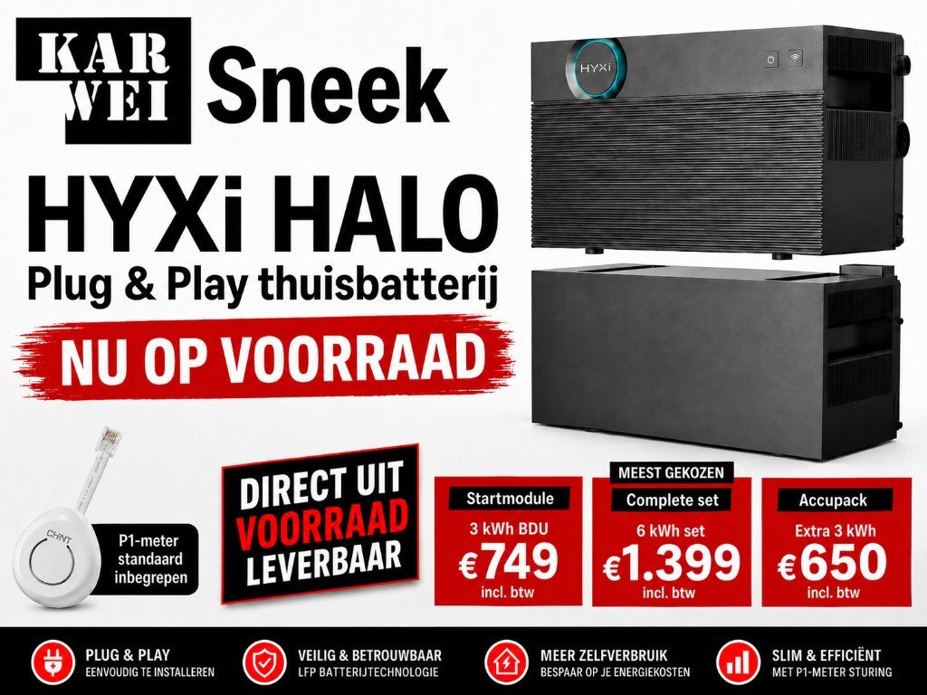 HYXI HALO 6 kWh thuisbatterij stekkerbatterij | KARWEI Sneek, Computers en Software, Accu's en Batterijen, Ophalen, Nieuw, HYXi