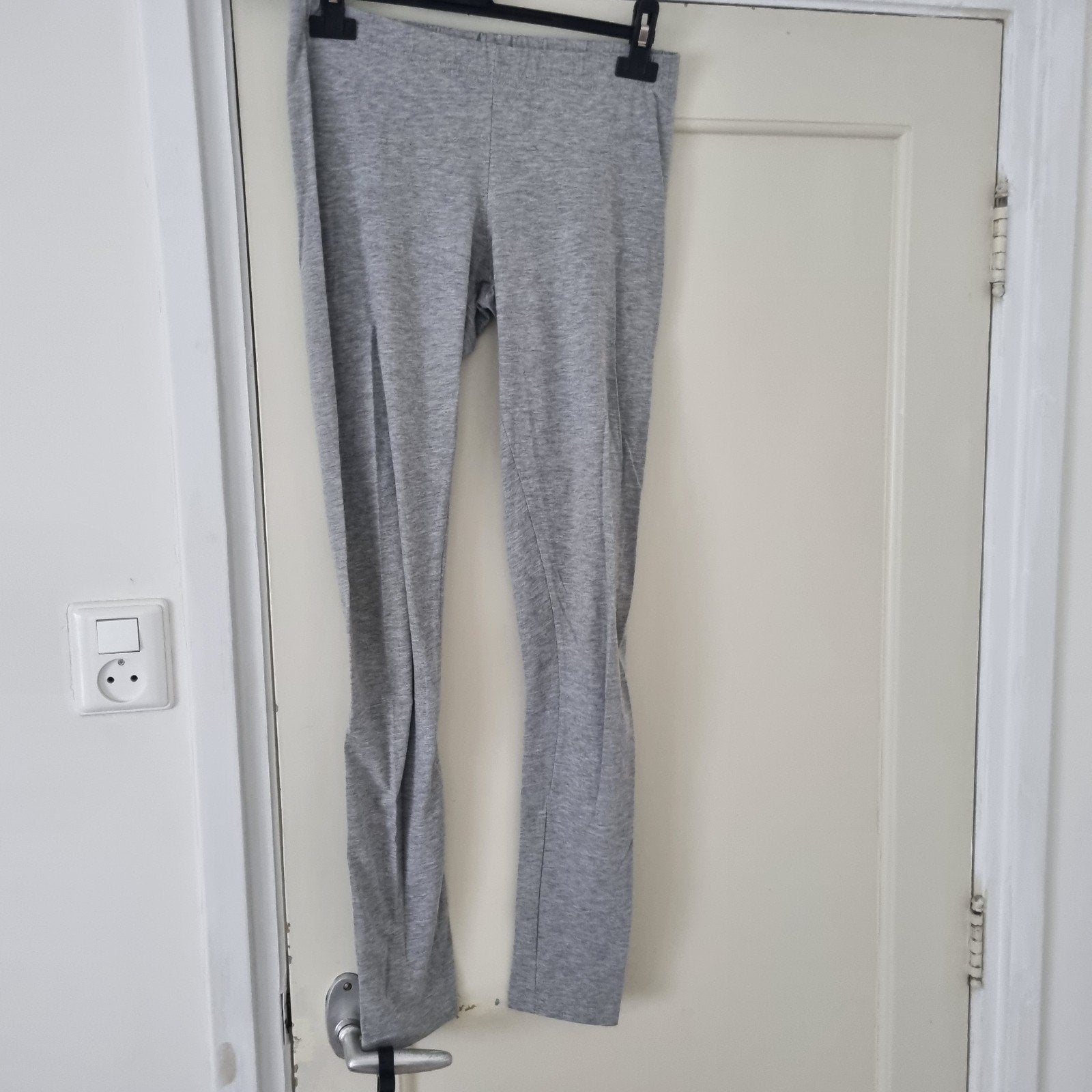 Grijze gemêleerde legging van Pieces, maat M, Kleding | Dames, Leggings, Maillots en Panty's, Legging, Maat 40/42 (M), Ophalen of Verzenden