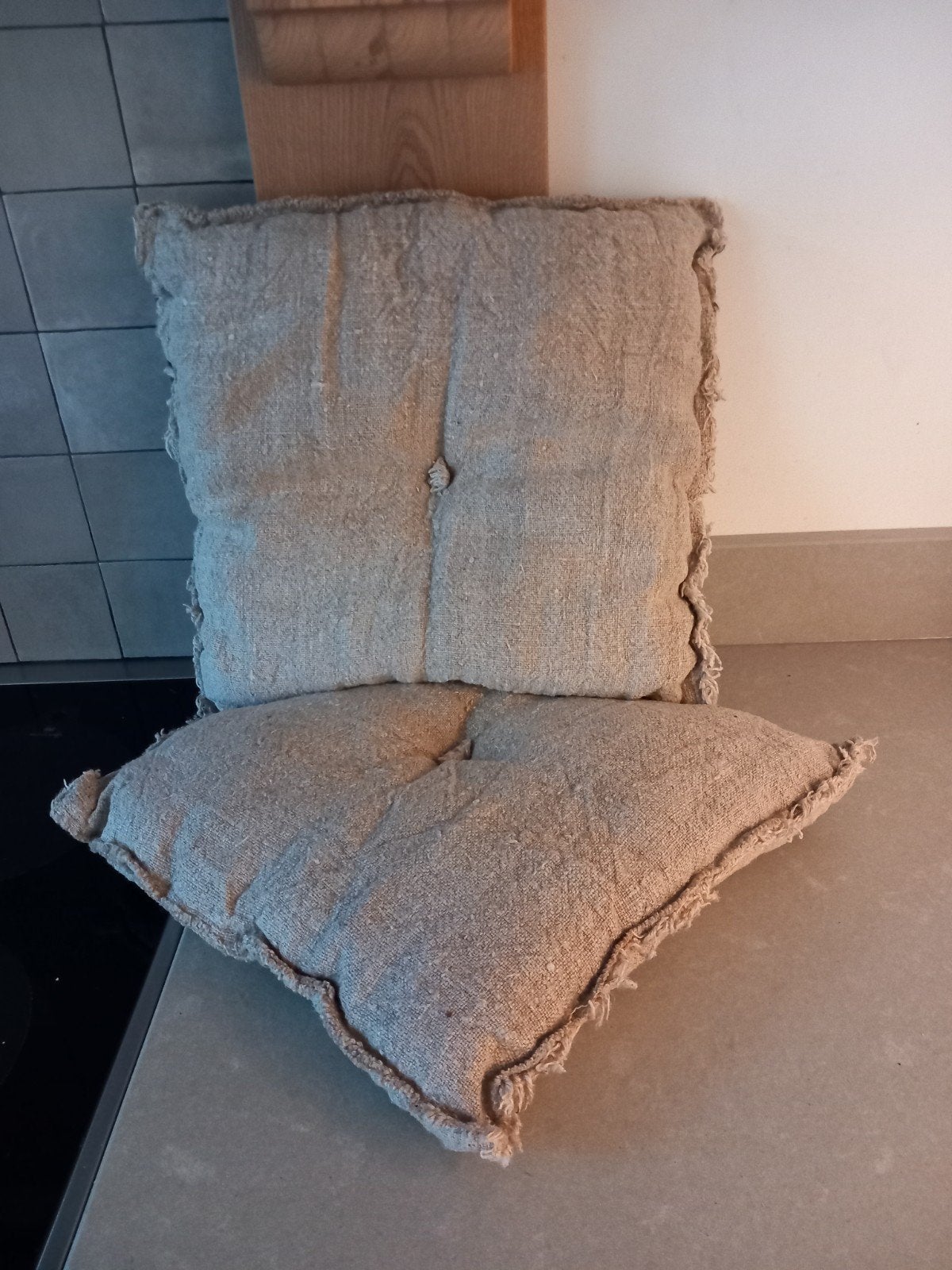 jute kussens, Ophalen of Verzenden, Vierkant