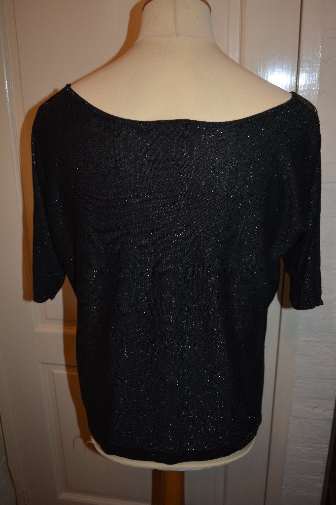 suncoo Paris, mooi glitter shirt, maat (X)L, Zwart, Maat 46/48 (XL) of groter, Ophalen of Verzenden, Zo goed als nieuw