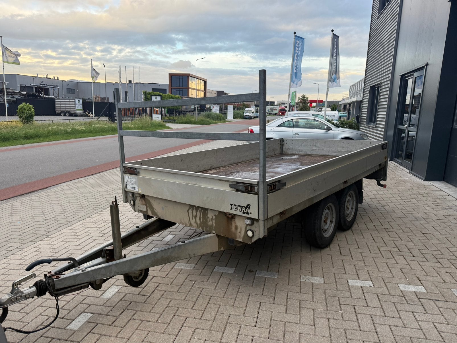 Henra Robuuste tandemasser 350x180 2700KG, Auto diversen, Aanhangers en Bagagewagens, Ophalen, Zo goed als nieuw