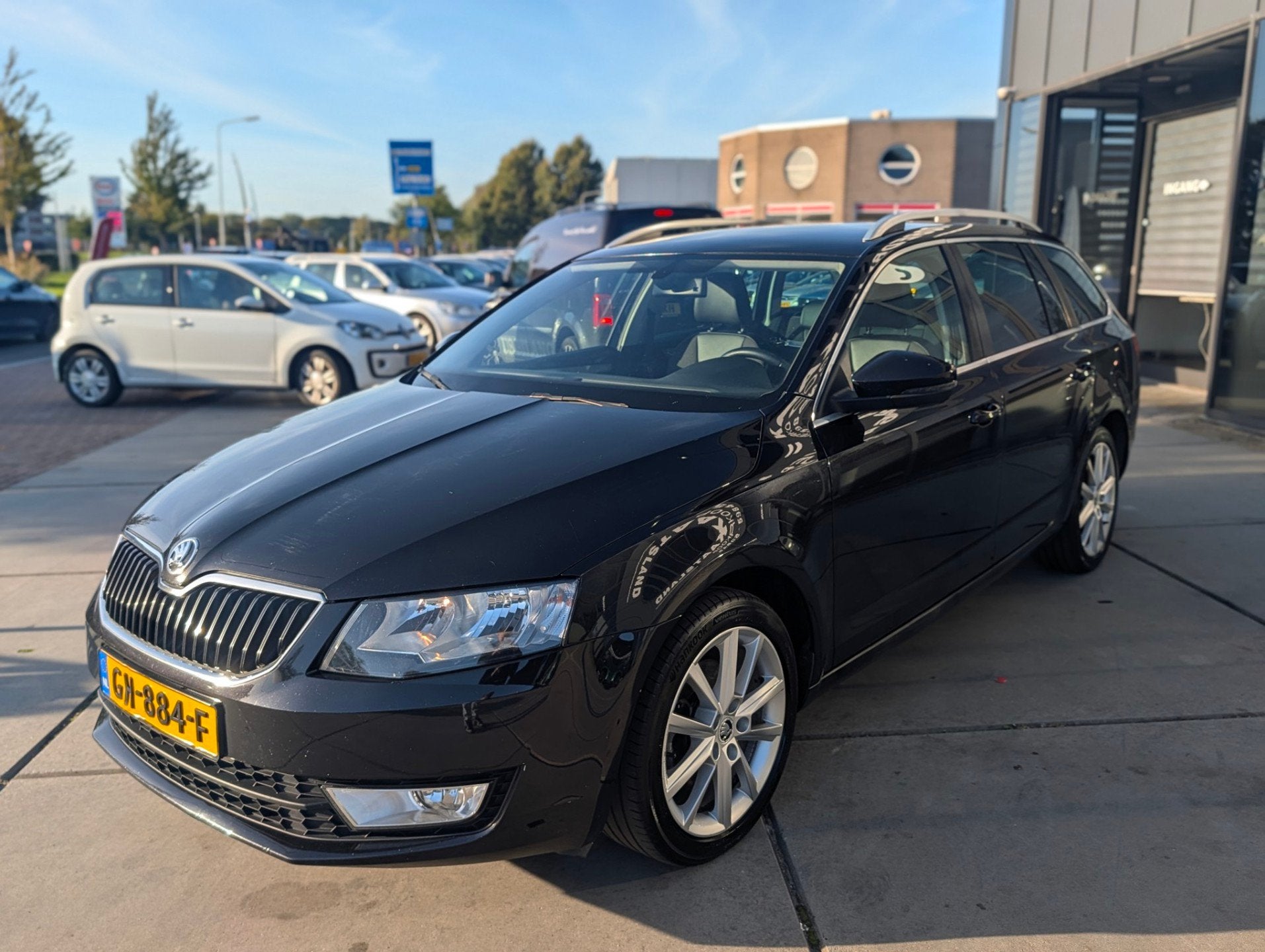 Skoda Octavia Combi 1.4 TSI G-TEC Ambition Businessline - Cr, Auto's, Voorwielaandrijving, Gebruikt, 4 cilinders, Leder en Stof