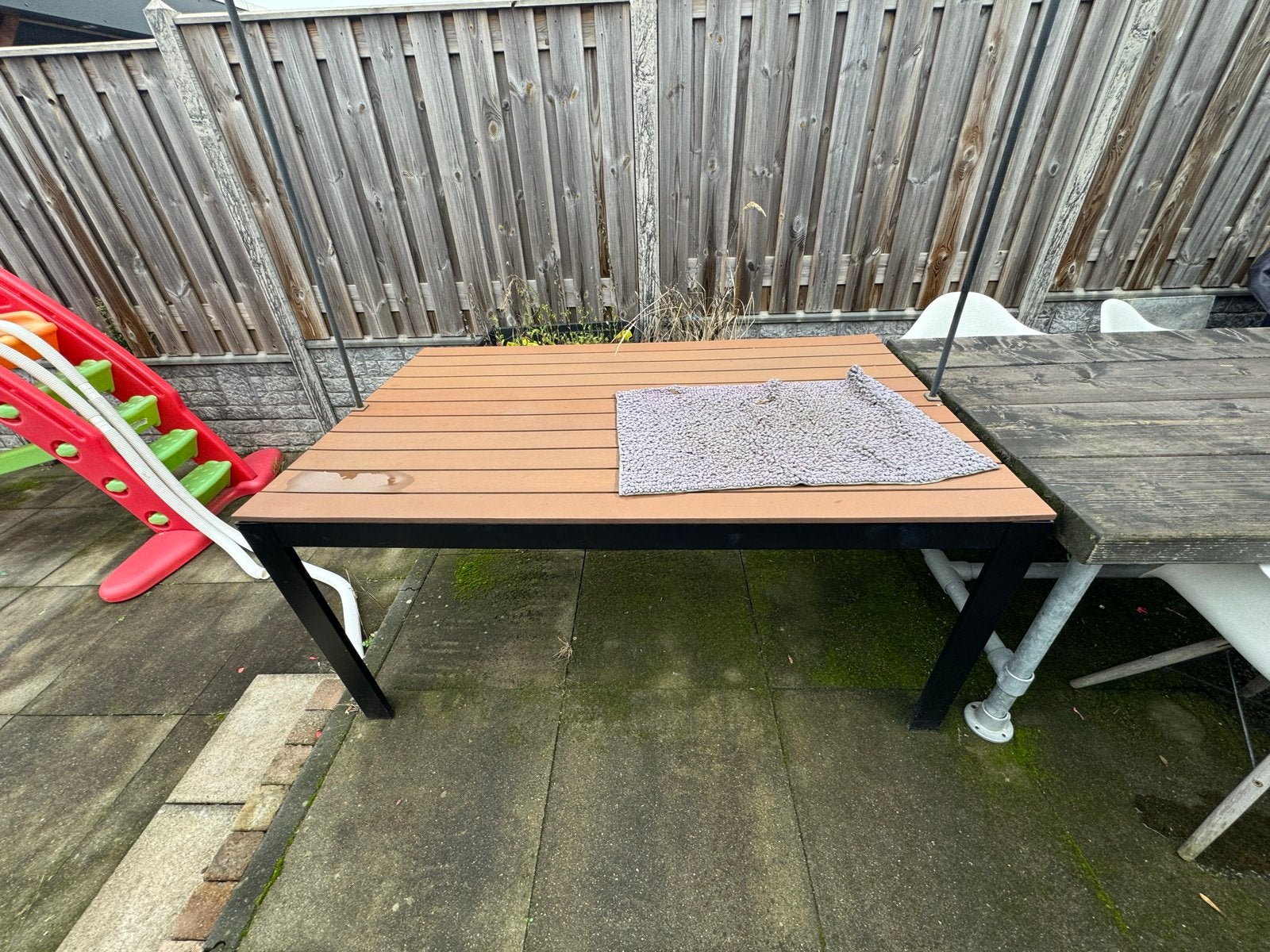Ikea kunststof tuintafel - Gebruikt, Ophalen, Gebruikt, Rechthoekig, Kunststof
