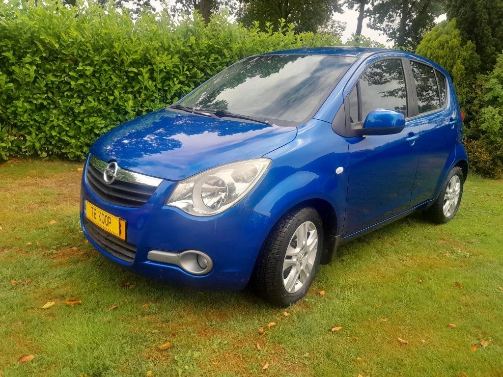 Nette Opel Agila 1.2 Edition, 2011 Nieuwe apk, Voorwielaandrijving, 125 pk, 4 cilinders, Blauw