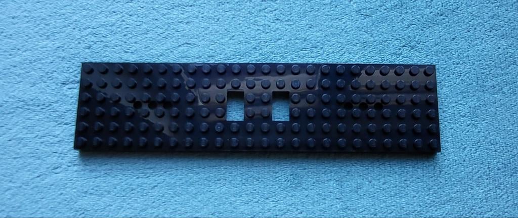 Lego trein locomotief / wagon bouw bodem plaat 24x6x1 Zwart., Ophalen of Verzenden, Gebruikt, Losse stenen, Lego