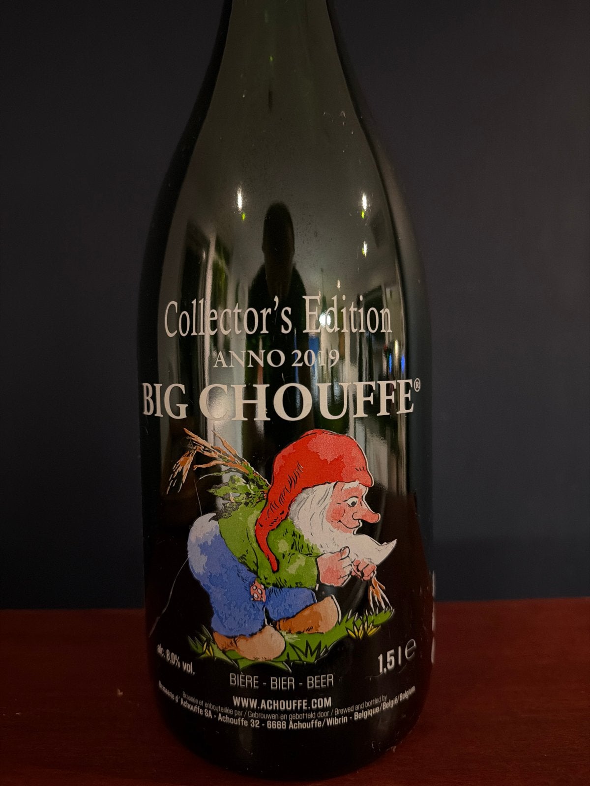 Lege Big Chouffe Collectors Edition fles 2019, Ophalen, Gebruikt
