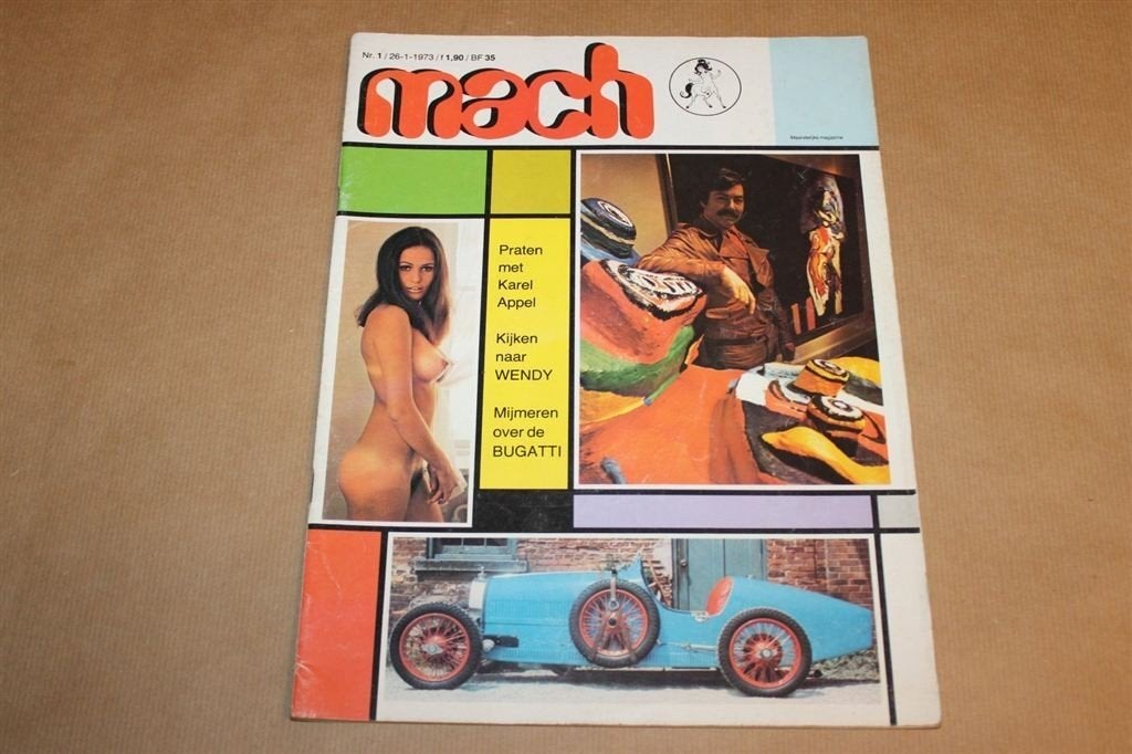 Magazine- Mach 1973 - Interview met Karel Appel !!, Ophalen of Verzenden, Zo goed als nieuw