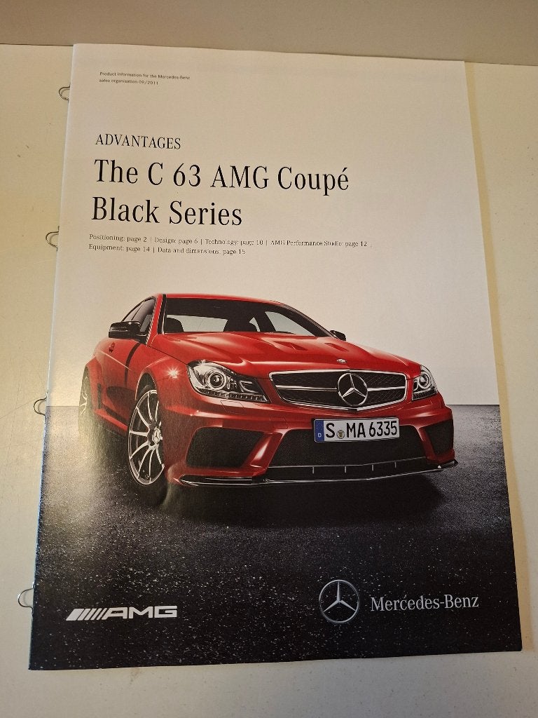 Mercedes C 63 AMG Coupé  BLACK Series  -  Advantages, Ophalen of Verzenden, Zo goed als nieuw, Mercedes