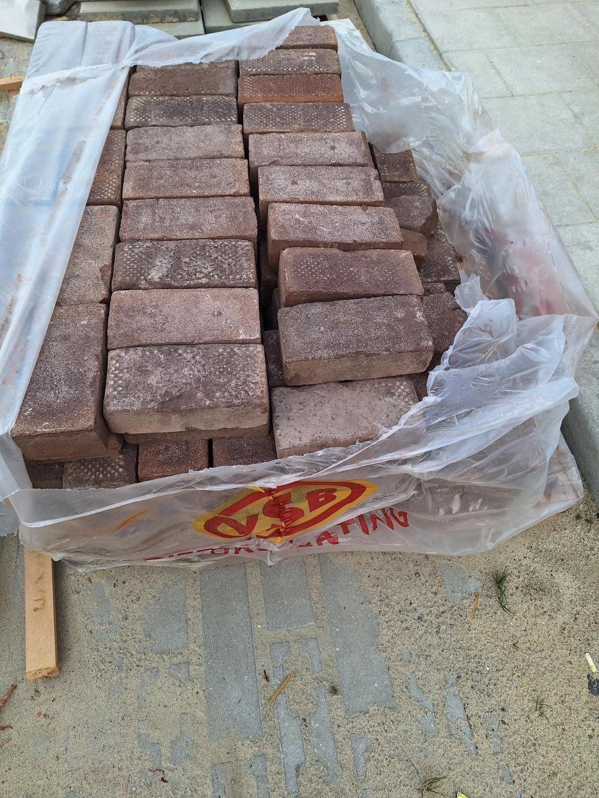 klinkers, Ophalen, Nieuw, Beton, Klinkers