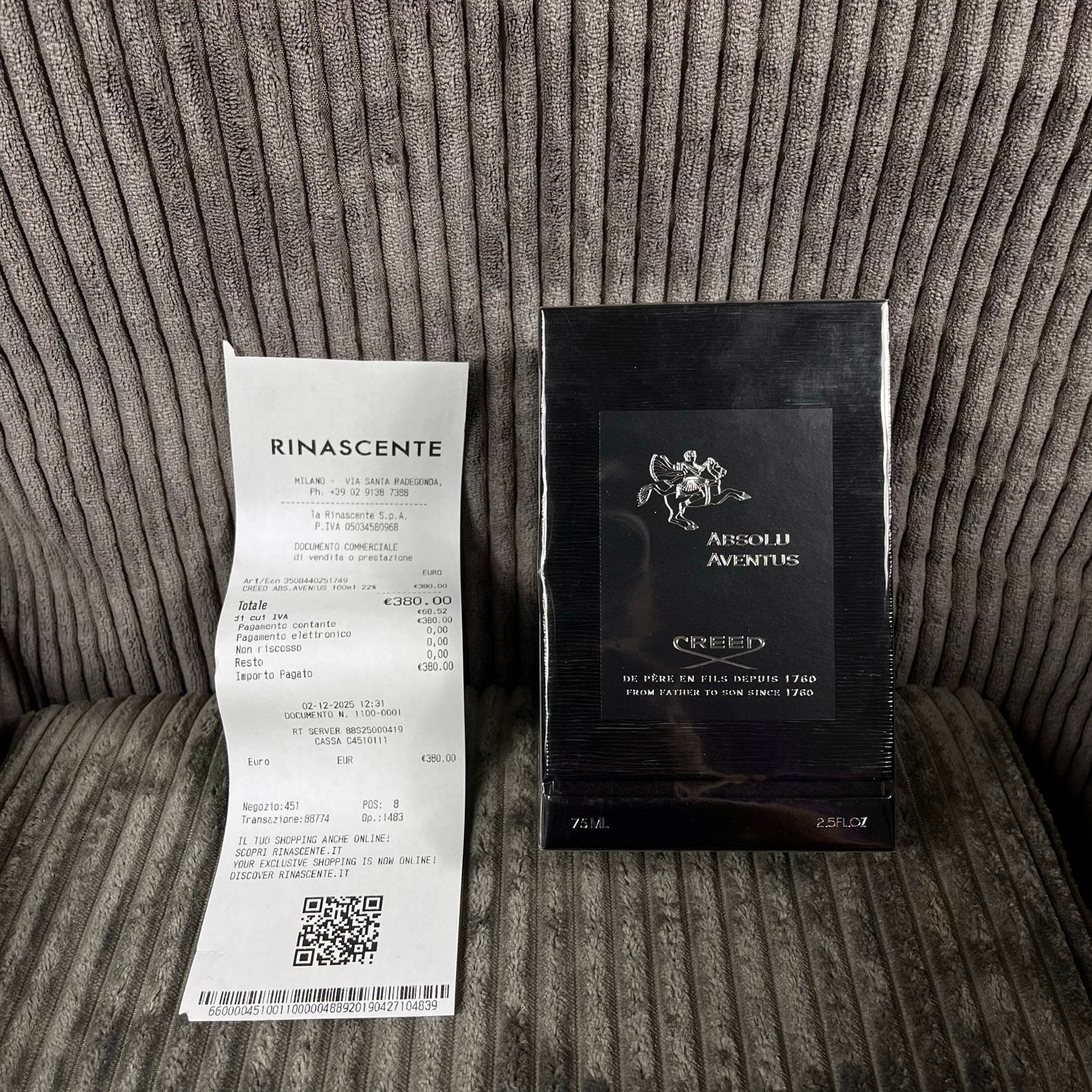 Creed Absolu Aventus Parfum 75ml - Nieuw & Origineel, Ophalen of Verzenden, Nieuw