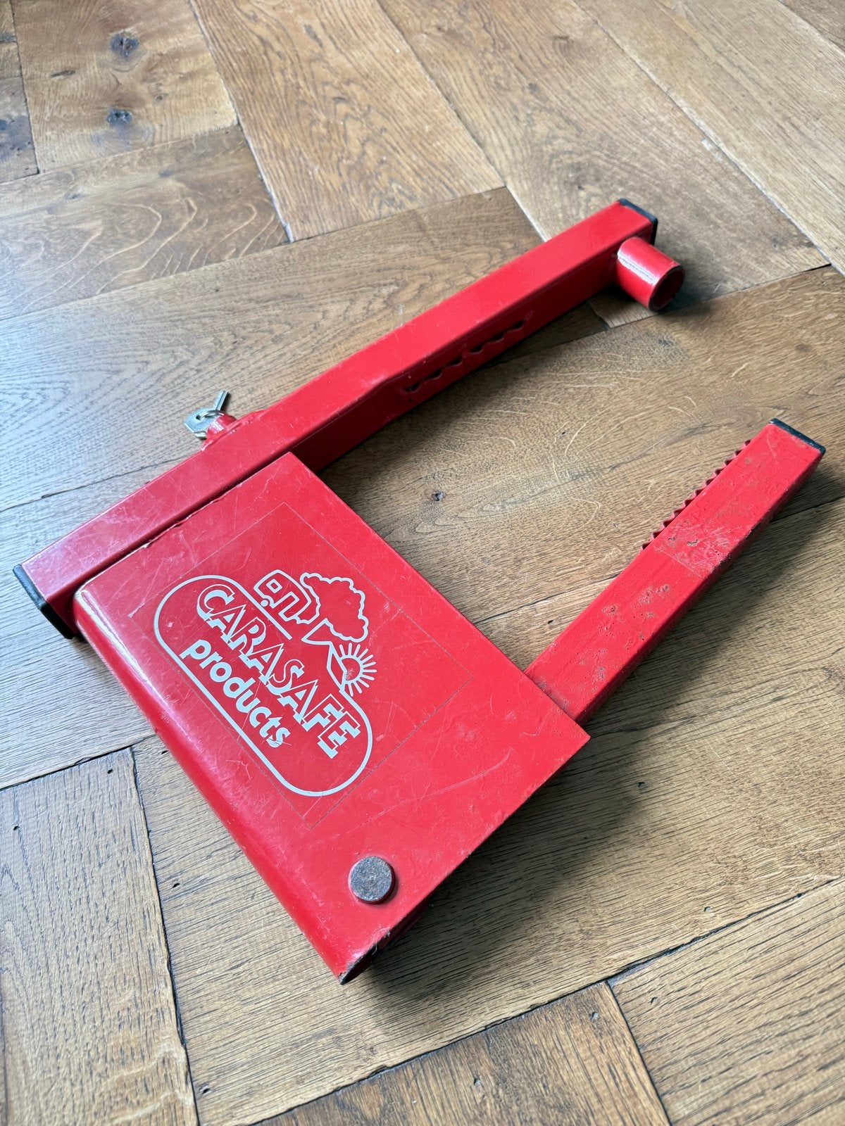 Carasafe Products Wielklem - Rode Wielklem met Sleutels, Auto diversen, Ophalen, Gebruikt