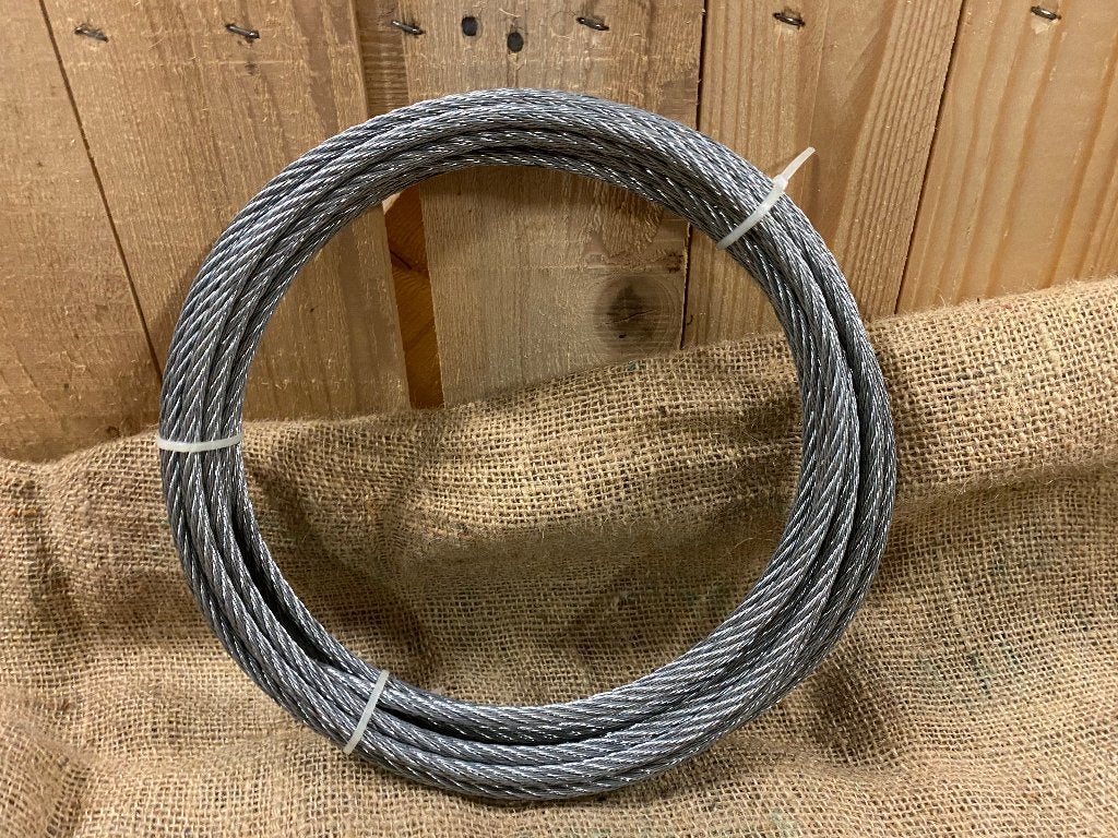 STAALDRAAD 6mm rollen a 10mtr/gegalvaiseerd, Ophalen, Nieuw, Lijn of Blok