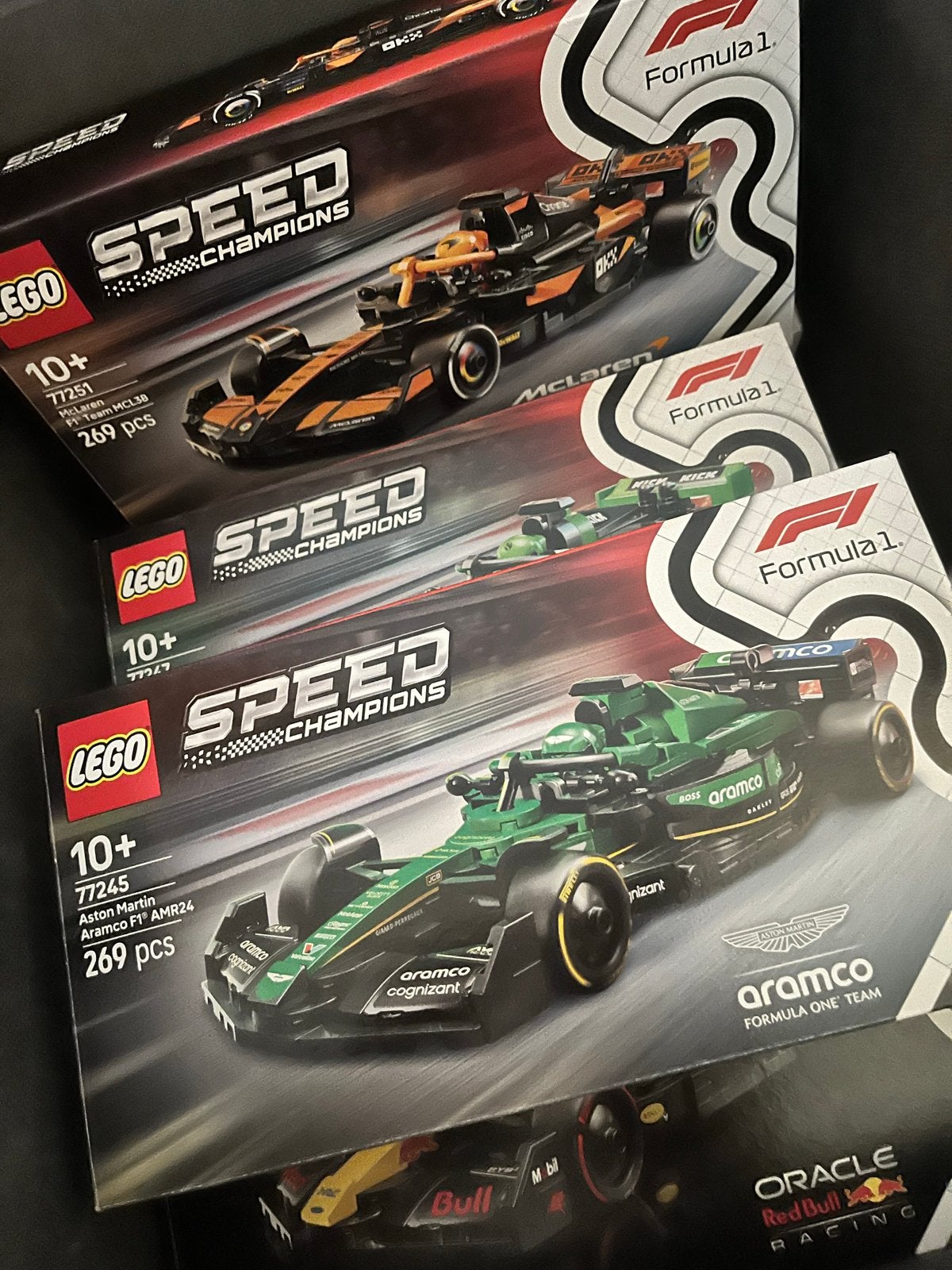 LEGO Speed Champions F1 Collectie met Display, Ophalen of Verzenden, Zo goed als nieuw, Overige merken