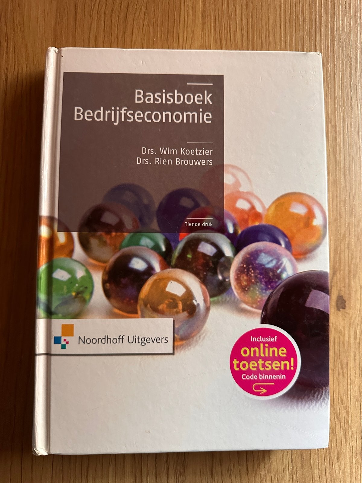 Basisboek Bedrijfseconomie - Drs. Wim Koetzier, Ophalen of Verzenden, Gamma, Zo goed als nieuw, HBO