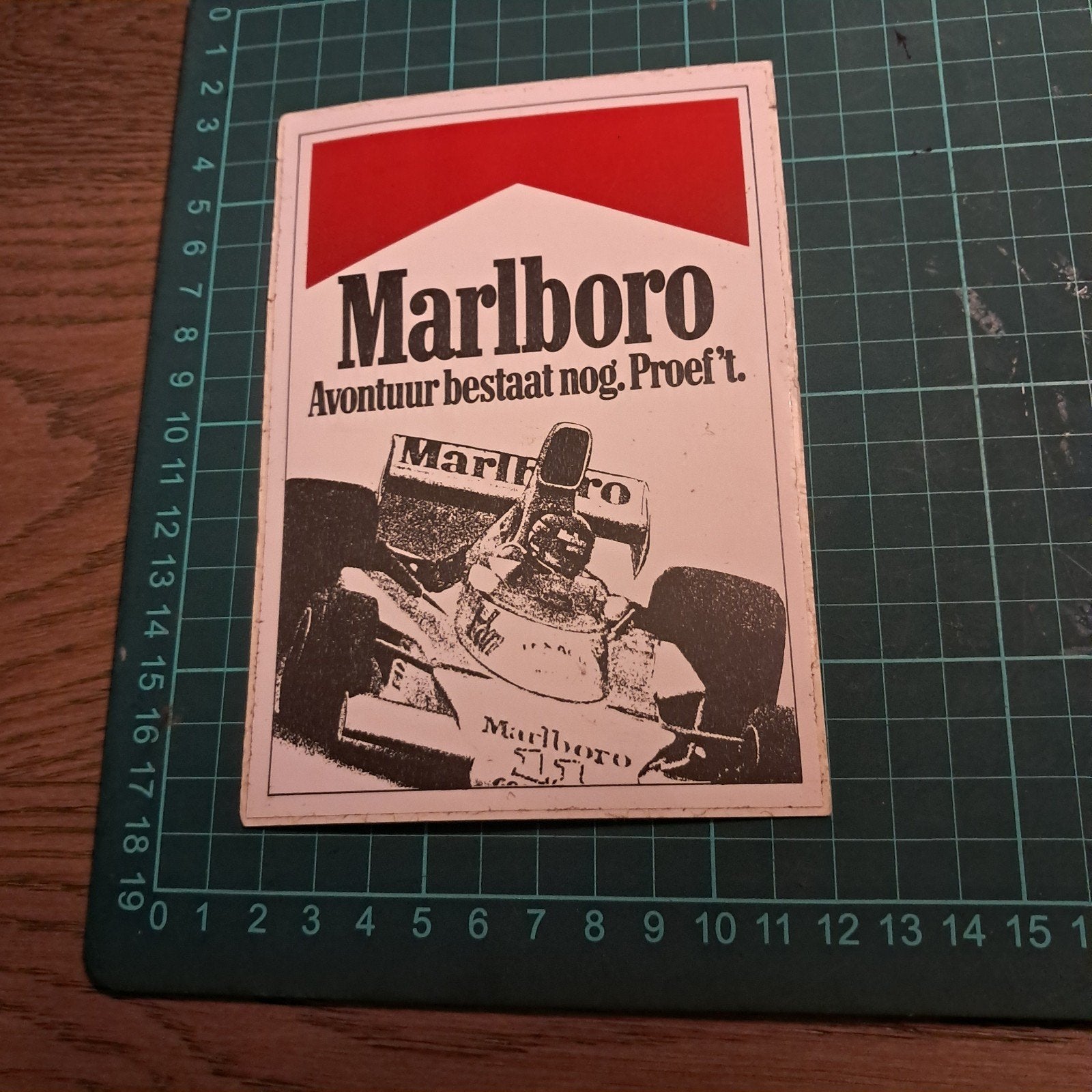 Vintage Marlboro Formule 1 Sticker Jaren '80, Ophalen of Verzenden