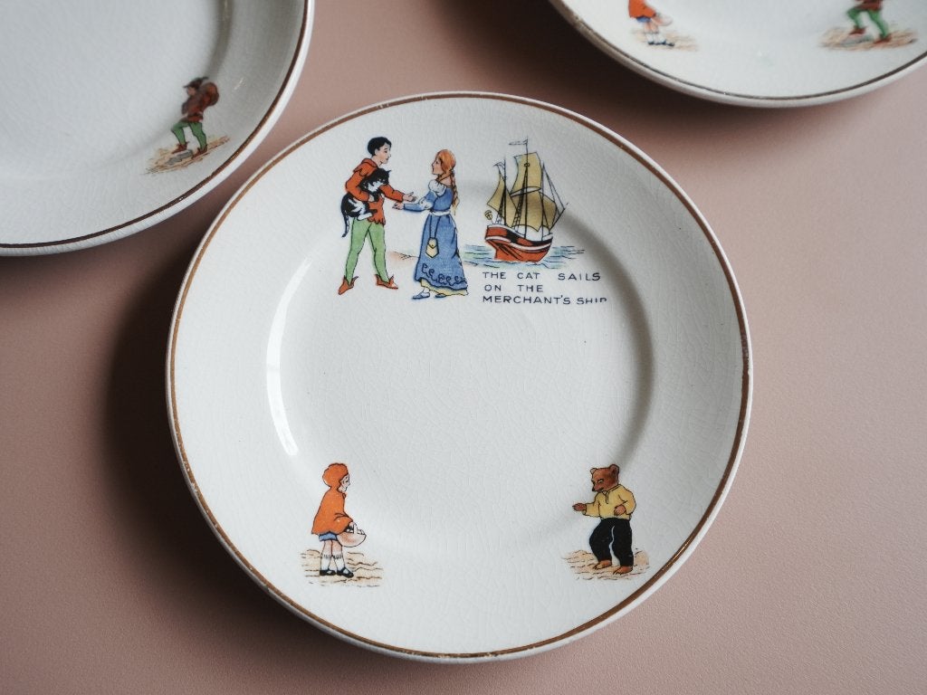 vintage kinder servies jaren 1920-1940 engeland, Antiek en Kunst, Antiek | Servies compleet, Ophalen