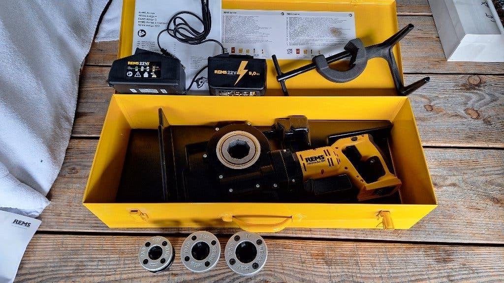 Rems Akku-Amigo 22v Set krachtige draadsnijmachine. NIEUW!, ., Nieuw, Ophalen of Verzenden, .